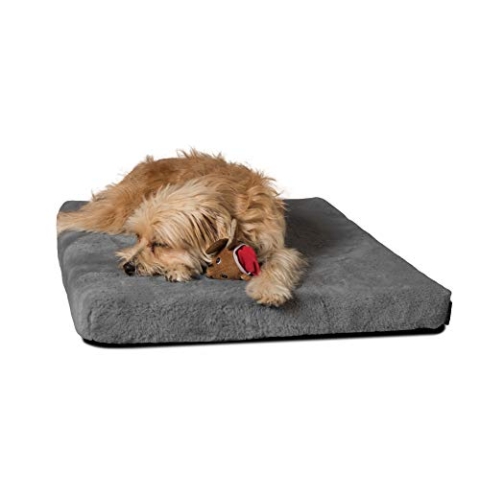 TrendPet VitaMedog - Viskoelastische Matratze Hundebett für Hunde grau (110x70cm)