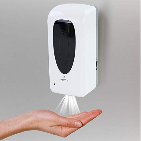 RAMROXX 1000ml Desinfektionsmittel Spender Automat kontaktlos mit Sensor Automatik