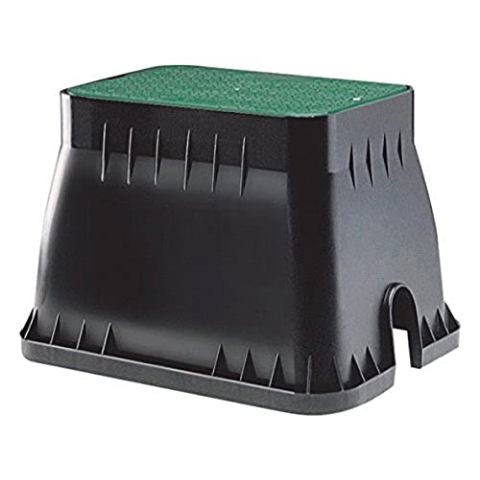 Irritec Stabiler Ventil-/Hydrantenschacht, Jumbo, 60 x 42,5 x 30,5 cm, schwarz