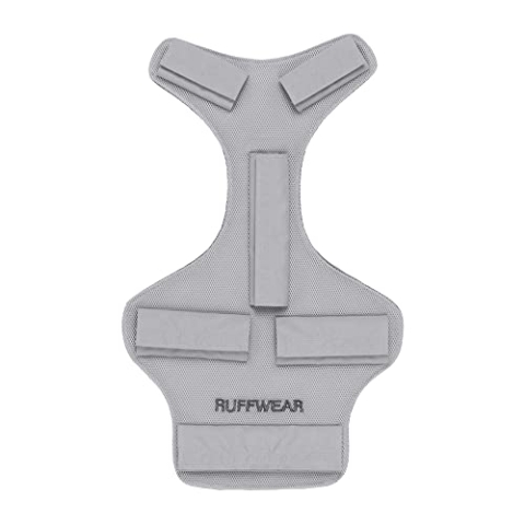 RUFFWEAR Swamp Cooler Core, 3-Lagen-Einsatz für Westen und Hundejacken, kühlender Brusteinsatz, stabilisiert Rucksäcke und Geschirre, hält Hunde bei heißem Wetter kühl, Graphite Gray, X Small