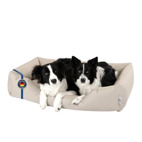 BedDog Hundebett Zara, Hundekissen mit abziehbaren waschbaren Bezug, Hundekorb, Hundesofa, für große Hunde, XXL