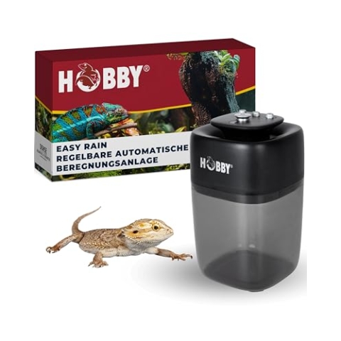 HOBBY Terraristik Easy Rain I automatische Beregnungsanlage für Terrarien I regelbares Beregnungssystem für Reptilien, Amphibien und Pflanzenhabitate I effizientes Befeuchtungssystem mit 9L Wassertank