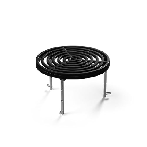 höfats - Bowl 70 Sear Grate - Gussrost Ø 31 für zusätzliche Grillfläche auf Bowl 70 mit Plancha Ring - Grillplatte höhenverstellbar, sicherer Stand Dank Dreipunktauflage - inkl. Hebewerkzeug