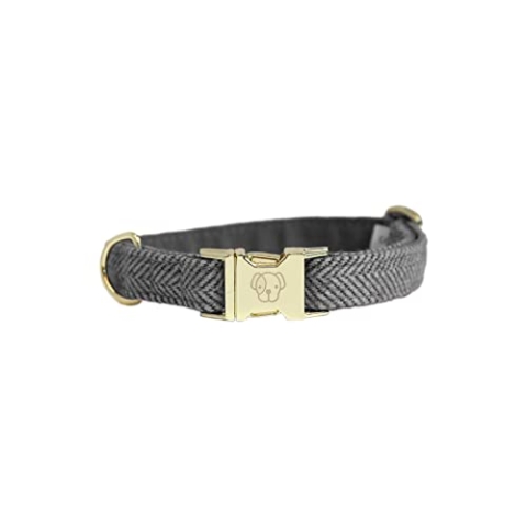 Kentucky Dogwear - Hundehalsband - Wolle - Grau - Größe S - 28-40cm
