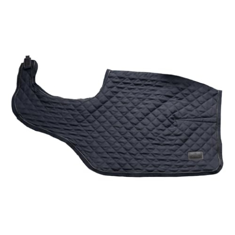 Kentucky - Ausreitdecke - 600D - L - Veganes Kaninchenfell - Schwarz