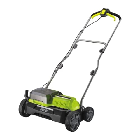 RYOBI 18 V ONE+ Brushless Akku-Vertikutierer RY18SFX35A-0, Arbeitsbreite 35 cm, ohne Akku und Ladegerät