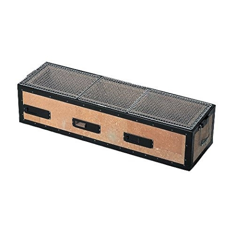 Kinka BBQ Diatomit Holzkohlegrill Hibachi Herd 77 x 23 cm BQ8T Konro Yakitori Japanisch