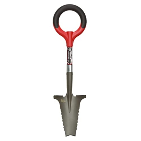 Venteo - Mini-Digger – Rootslayer™ – Rot – Erwachsene – Ideal für Outdoor-Aktivitäten – V-förmiger Kopf