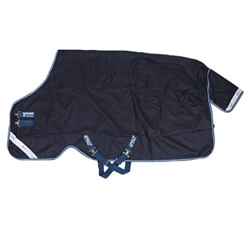 Horseware Amigo Bravo 12 - Winterdecke oder Regendecke 160cm ohne Füllung navy/navy & white