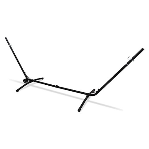 AMANKA 335x100 Höhenverstellbares Hängemattengestell mit Rollen - 120kg Hängematte Gestell Outdoor Gestell für Hängematte Hängemattengestell Verstellbar Ständer Hängematte Hängemattengestell Outdoor