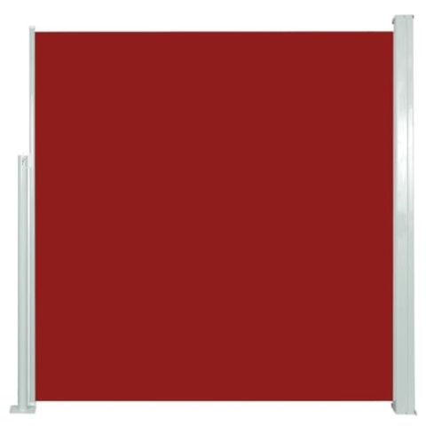 vidaXL Seitenmarkise 140x300cm Rot Sichtschutz Windschutz Sonnenschutz Markise