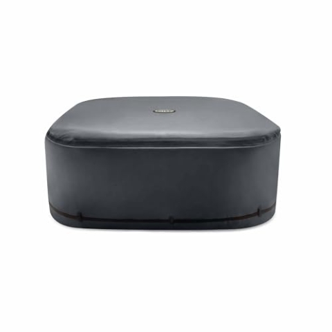 Intex 28535 – Thermo-Solar-Abdeckplane für Square PureSpa, 6 Plätze, energieeffizient, Schwarz, 196 x 196 cm