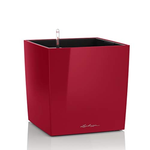 LECHUZA CUBE Premium 30 scarlet rot hochglanz 16467