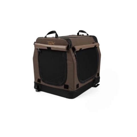 TrendPet TPX60-Pro - Leichte, Faltbare Hundebox mit Aluminium Rahmen