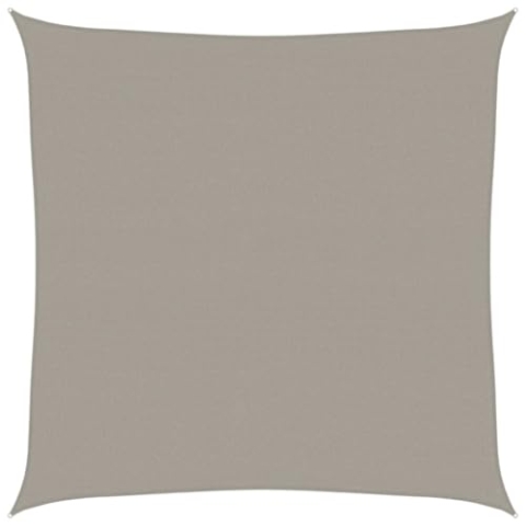 vidaXL Sonnensegel, Sonnenschutz UV Schutz für Balkon Garten Terrasse, Sonnendach Wasserfest, Windschutz Wetterschutz, 160 g/m² Quadratisch Hellblau 4,5x4,5m HDPE