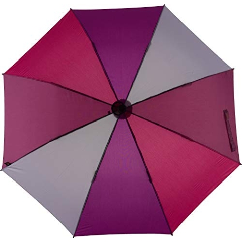EuroSCHIRM Swing Liteflex Ultraleichter Trekkingschirm, 95,2 cm Breite, fester Fiberglas-Schaft, Violette Paneele