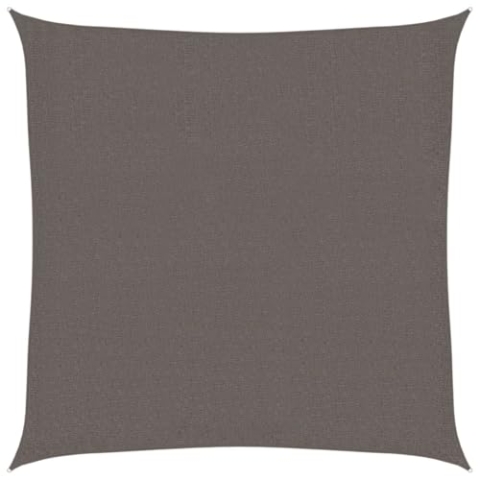 vidaXL Sonnensegel HDPE Quadratisch 3,6x3,6m Garten Sonnenschutz Sonnendach