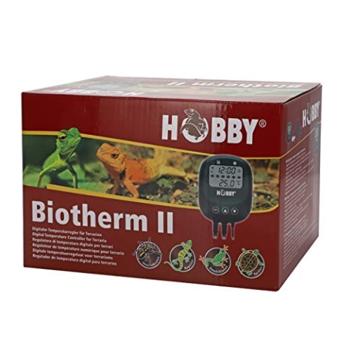 Hobby 10882 Biotherm II, Digitale Steuereinheit für Heizen und Kühlen, inkl. Nachtabsenkung, 2 Steckplätze, für Aquarien und Terrarien
