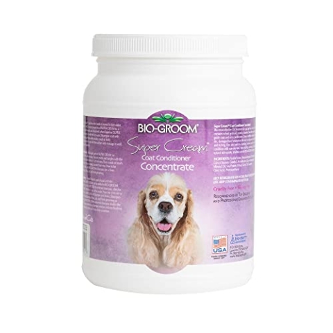 Bio-Groom - Super Cream Conditioner - Konzentrierte Creme Hundespülung - Pflegt und befeuchtet trockenes Fell - Lindert Trockenheit und Juckreiz - Einfaches Nass- und Trockenkämmen - 1,68 kg
