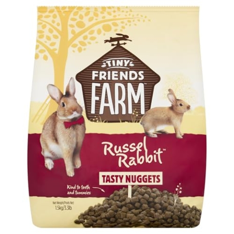 Tiny Friends Farm Tasty Nuggets Kind to Teeth and Tummies For Rabbits 3.3-Pounds
