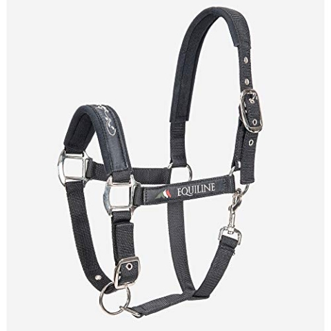Equiline Halfter Timmy, Stallhalfter Größe Vollblut, Farbe schwarz