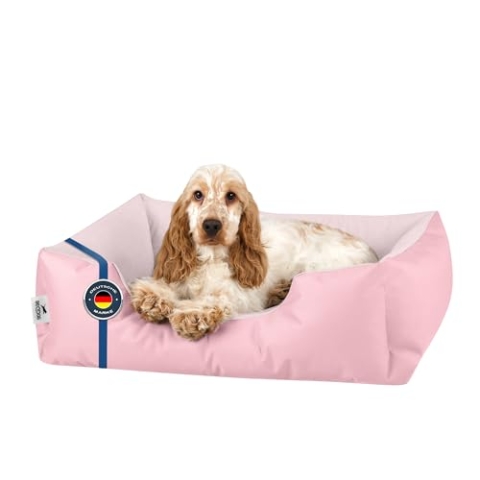 BedDog Hundebett Zara, Hundekissen mit abziehbaren waschbaren Bezug, Hundekorb, Hundesofa, für kleine Hunde, S