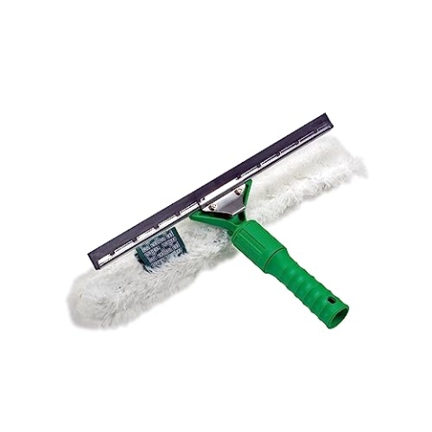 Unger VP450 VisaVersa Fensterwischer mit Soft Gummi, Grün/Weiß, 45cm Größe