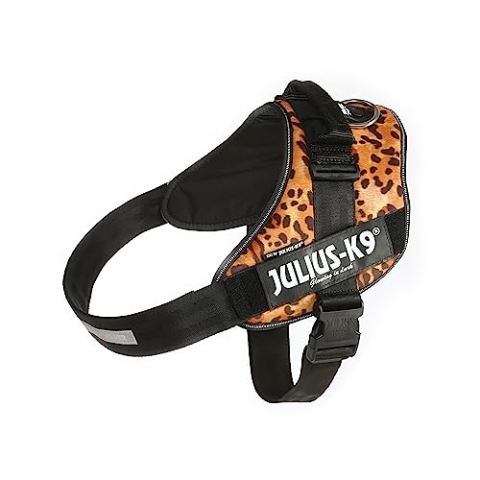 Julius-K9, IDC Powergeschirr, Größe: 3XL / 4, Leopard