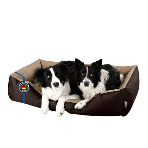 BedDog Hundebett XXXL - Hundekissen - Hundekorb - Hundecouch - Hundesofa - Bezug abziehbar, Waschbar, für Große Hunde