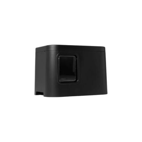 GIZMO Katzentoilette Deluxe - Design - Geeignet für Holzpaletten (Matt Schwarz)