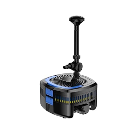 BluGarda BluFilter 5211-3-in-1 Teichpumpe mit Filter - Teichfilteranlage & UV-C Filter - Für Fischteich & Kleine Teiche - Filterpumpe Komplettset - 5.200 L/h - 11W UVC Klärer Lampe