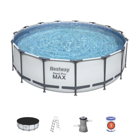 Bestway Steel Pro MAX™ Pool-Set, 38,1 x 122 cm, 4,57 m x 1,22 m