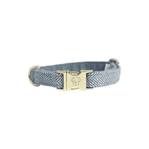 Kentucky Dogwear - Hundehalsband - Wolle - Hellblau - Größe L - 42-68cm
