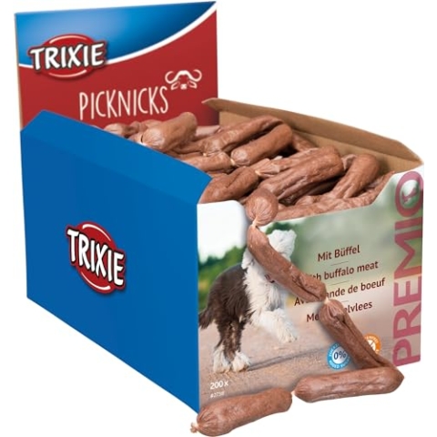 Trixie premio picknicks wurstkette büffelfleisch hundesnack