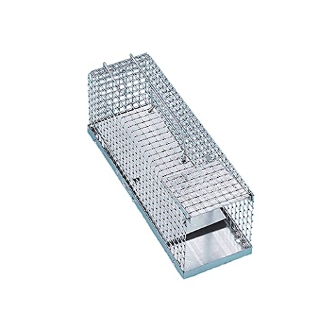 Nobby Ratten-Käfigfalle mit Blechwippe 40 x 12 x 12 cm