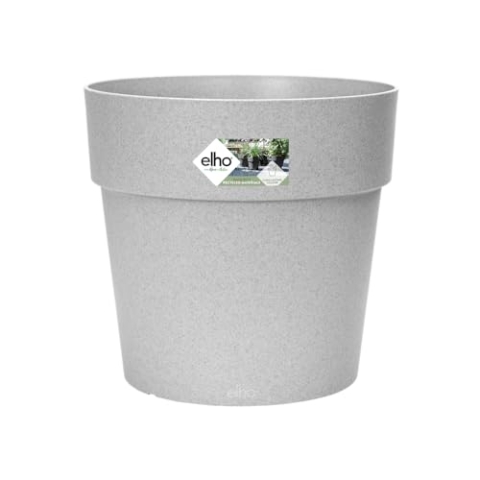 elho Vibia Straight Rund 47 - Blumentopf für Außen - Ø 47.0 x H 44.4 cm - Grau/Living Beton