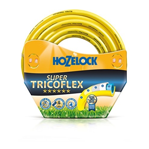 HOZELOCK - Super Tricoflex Ultimate Schlauch Ø 12,5mm (1/2") 100 M: Ultraleichter, robuster und formstabiler Gartenschlauch, "TNT Non Torsion" und "Soft&Flex" Technologien, 40% recyceltes PVC [116788]