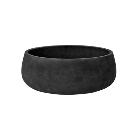 Pottery Pots Eileen L, Black Washed