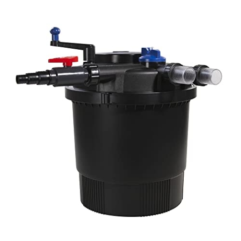 AquaForte GPF-20000 (36 Watt) Druckfilter, Leistung 36 Watt, Spannung 230V, Frequenz 50Hz, Eingang/Ausgang 32/38mm, Empfohlene Durchflussmenge 12.000 l/h, Geeignet für Zierteiche bis 40.000 Liter