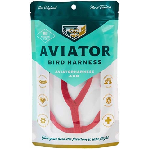 Das AVIATOR Vogel Geschirr & Lein – Made in America