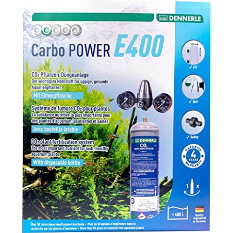 Dennerle Carbo Power E400 - CO2-Düngeset für Aquarien bis 400 Liter