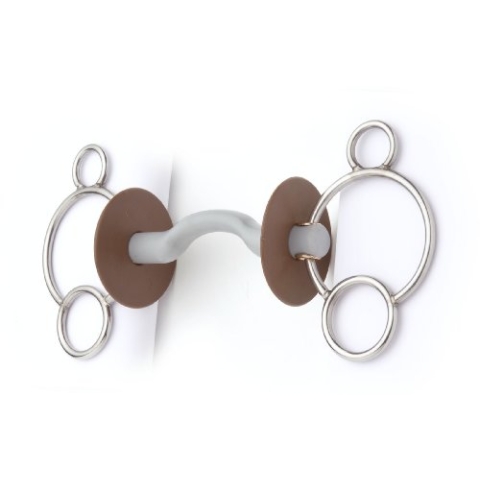 Beris Gebiss 3-Ring mit Zungenbogenstange, beweglich