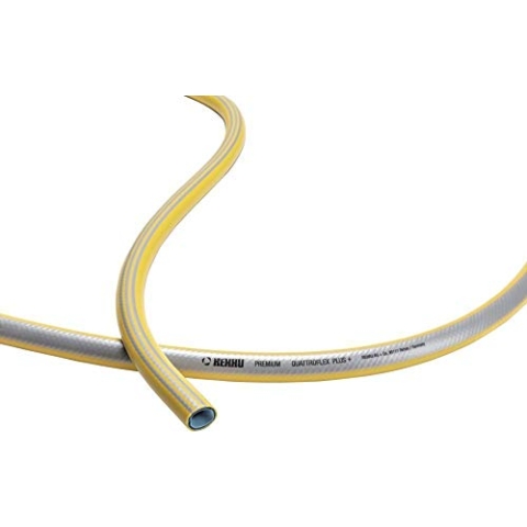 REHAU Gartenschlauch QUATTROFLEX Plus+ 3/4 Zoll 50m: ökologisch unbedenklich, extrem druckfest, gelb
