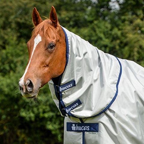 Bucas Power Turnout Combi Neck, Halsteil, Silber, Grösse S (Rückenlänge 125 cm)