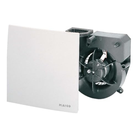 Maico - Original ER 60 VZ, 0084.0101 - Verzögerungszeitschalter, Ventilatoreinsatz mit Abdeckung & Filter, für Bad, Küche, Mehrfamilienhaus, Aufenthaltsraum, Esszimmer