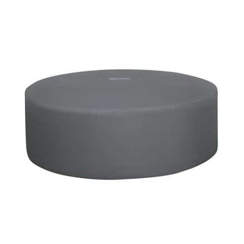 Bestway LAY-Z-SPA Xtras EnergySense Plus Thermo-Komplettabdeckung Ø 216 x 80 cm, rund, Dunkle Alabaster-Optik