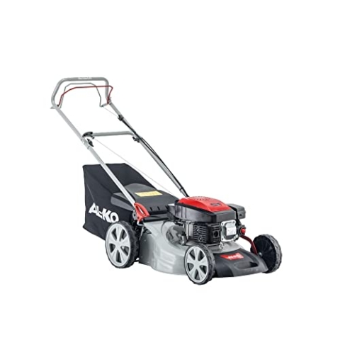 AL-KO Benzin-Rasenmäher Easy 4.60 SP-S (46 cm Schnittbreite, 2.0 kW Motorleistung, zentrale Schnitthöhenverstellung, Robustes Stahlblechgehäuse, mit Hinterrad-Antrieb, für Rasenflächen bis 1400 m²)