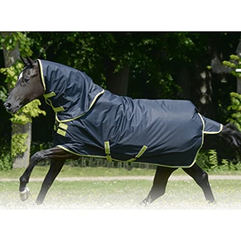Oasis Turnout 100+Neck Set, 145, Dark Grey/Lime