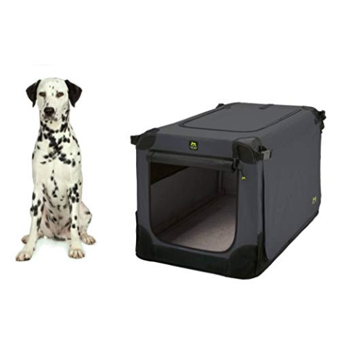 Maelson Soft Kennel Faltbare Hundebox -anthrazit- L 92 - (92 x 64 x 64 cm)