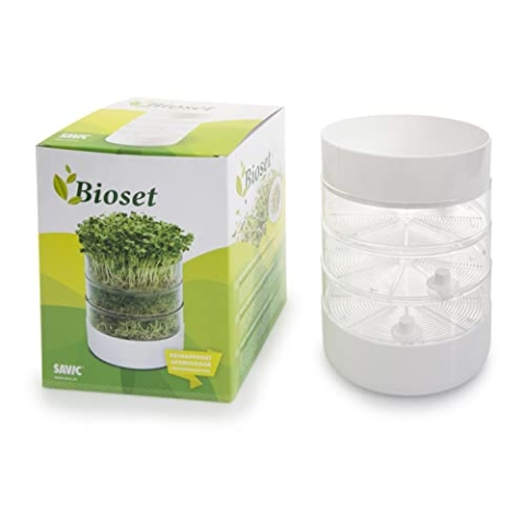 bio-set weiß/transparent (Pack von 3)